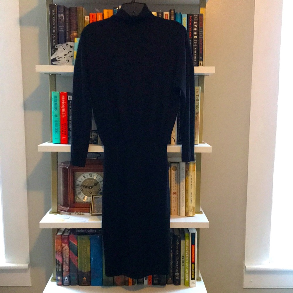 Aritzia Blouson Top Little Black Dress